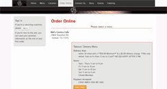 Desktop Screenshot of melscountrycafetogo.com